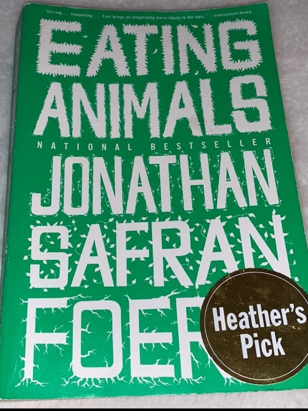 Eating Animals ethics book